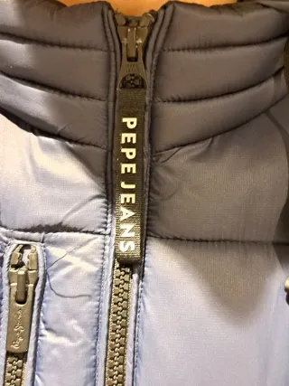 Abrigo acolchado Pepe Jeans azul marino XS