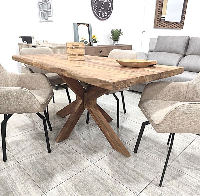 NUEVA MESA MADERA MACIZA EN OFERTA!!