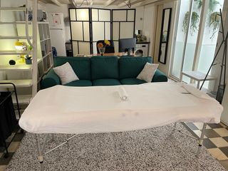 Javier Quiromasajista en el centro de Sevilla