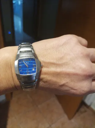 Reloj Lotus Hombre Esfera Azul Acero