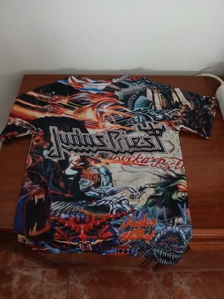 2 Camisetas Judas Priest Niño Talla 140