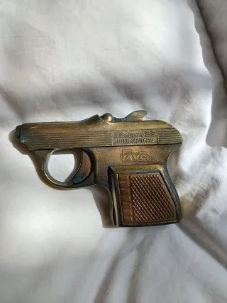 Pistola Juguete AVC Agente Internacional antigua