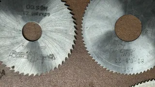 Discos de corte HSS para fresadora