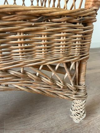 Silla de mimbre/ratan natural estilo clásico