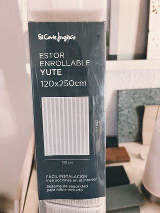 EN CAJA - Estor Yute Translúcido El Corte Inglés