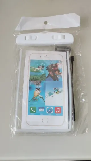 Funda impermeable para teléfono, 6,8 pulgadas