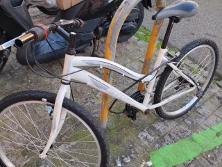 Bicicleta de Montaña Blanca le falta una viela
