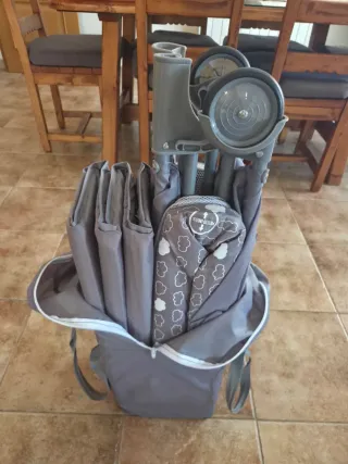 Cuna de viaje con accesorios