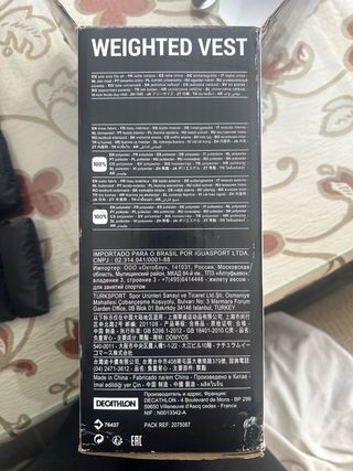 Chaleco lastrado Domyos 10 kg