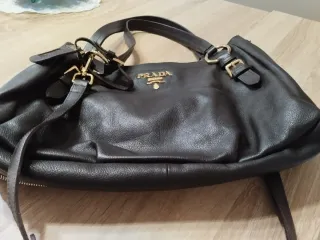 Bolso Prada Marrón Piel.comprado en Dubai