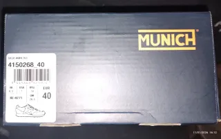 Zapatillas Munich Mujer Beige/Blanco