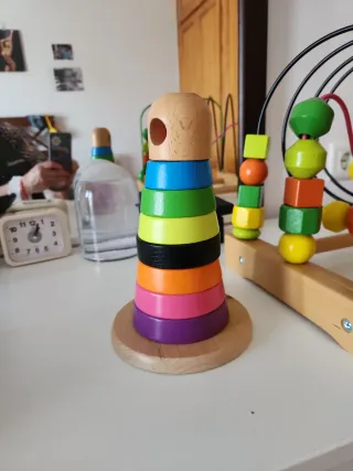 Juguetes de madera educativos