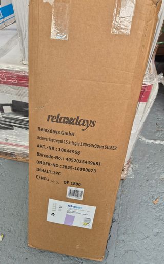 Estantería de 5 baldas RELAXDAYS