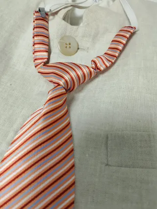 Traje de chaqueta de lino beige talla 12 con todo