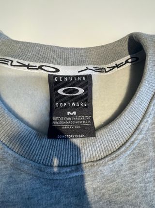 Sudadera Oakley Gris Talla M
