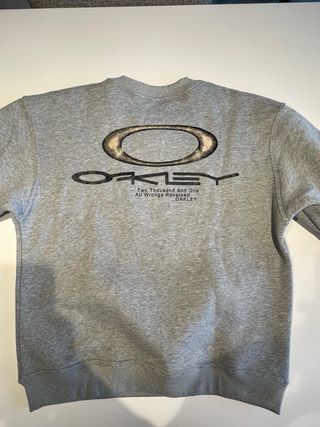 Sudadera Oakley Gris Talla M
