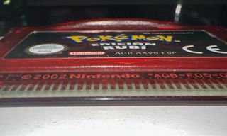 Pokémon Rubí GBA Pal ESP Original
