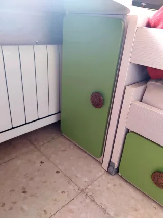 Cama nido con cajones y escritorio