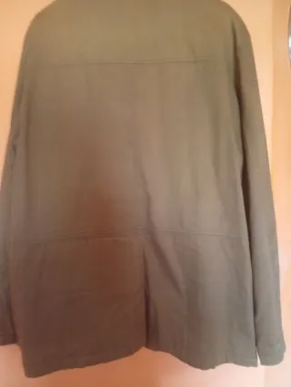 Chaqueta hombre verde militar