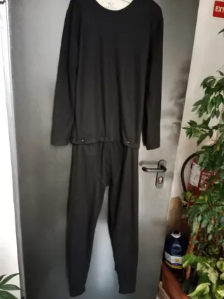 Conjunto térmico hombre talla 38,5 color negro