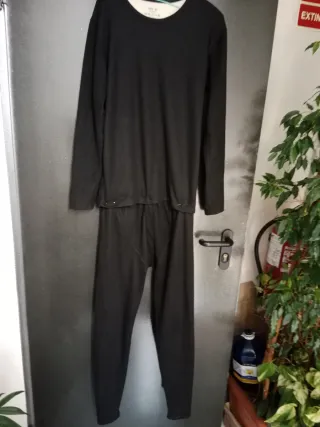Conjunto térmico hombre talla 38,5 color negro