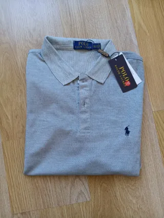 Polo Ralph Lauren Camiseta Gris XXL -Nueva