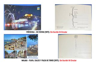 LOTE 10 POSTALES ANTIGUAS ESPAÑA AÑOS 70 (2)