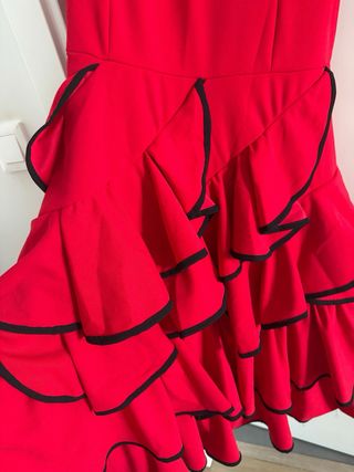 Vestido Flamenca Rojo