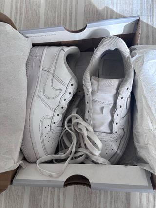 Nike Air Force 1 Bianche Tg 35.5