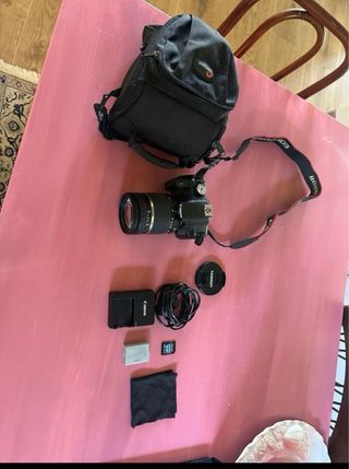 Cámara Canon EOS500D + Objetivo Tamron 18-270mm