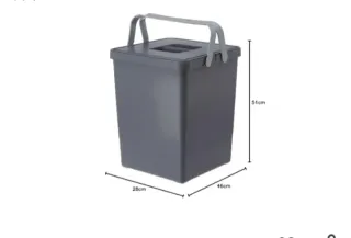 Elletipi PTC28 - Reciclaje 4 cubos