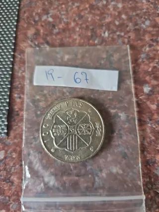 Moneda 100 Pesetas Plata Franco 1966