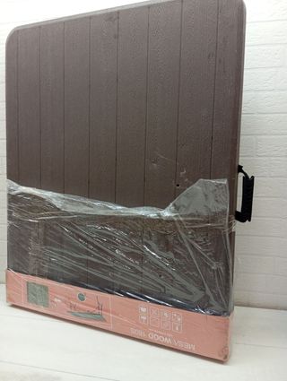 Mesa plegable marrón 180 x 74cm