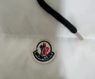 Chaleco acolchado Moncler blanco