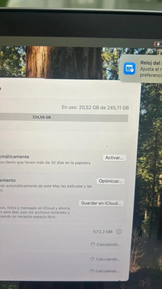 MacBook Air M1 2020 256GB Plata 8GB RAM