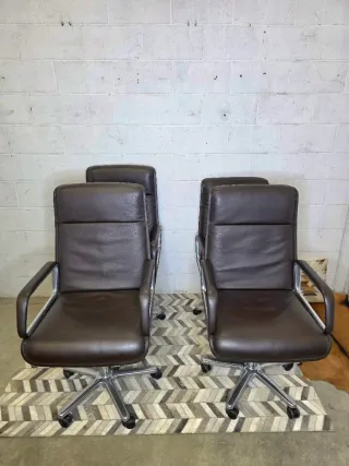 Sillas diseño años 70 Wilkhahn Delta 2000 marron