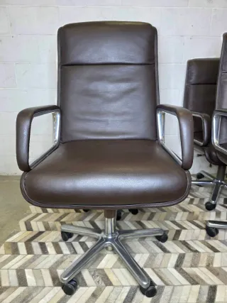 Sillas diseño años 70 Wilkhahn Delta 2000 marron