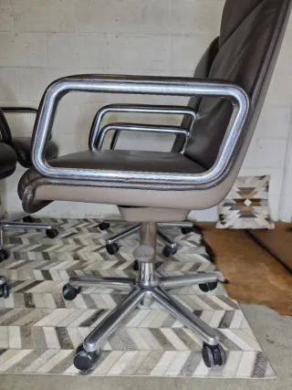 Sillas diseño años 70 Wilkhahn Delta 2000 marron