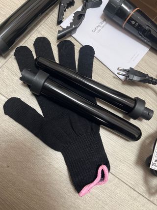 Juego de rizador con diferentes accesorios 6 en 1