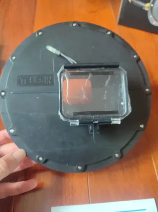 Porta Dome Telesin da 6" per GoPro Hero 5/6/7