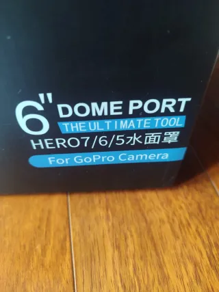 Porta Dome Telesin da 6" per GoPro Hero 5/6/7