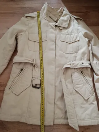 Gabardina Wild Country Beige Talla L Mujer