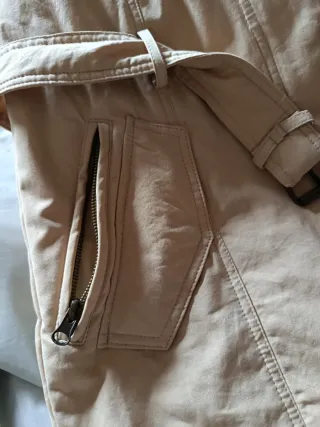 Gabardina Wild Country Beige Talla L Mujer