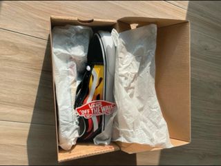 Vans Old Skool fiamme nere multicolor