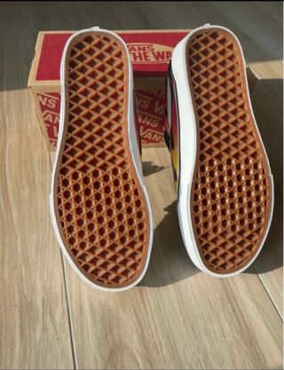 Vans Old Skool fiamme nere multicolor