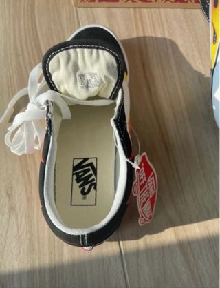 Vans Old Skool fiamme nere multicolor