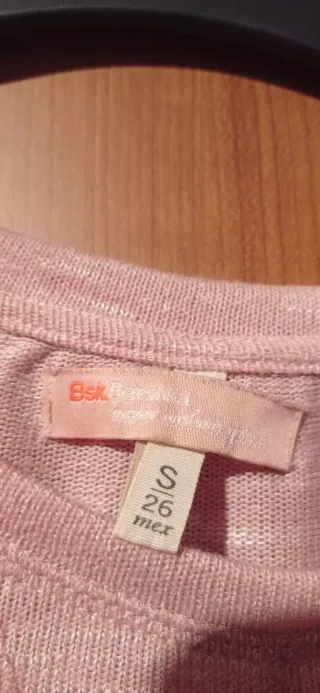 Jersey fino rosa palo Bershka