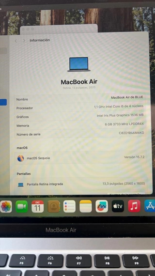 MacBook Air 2020 Grigio 512GB 8GB RAM i5