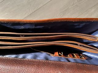 Maletín Lotusse Piel Marrón Vintage