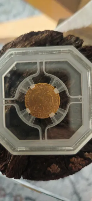 Moneda Oro 10 Francos Marianne